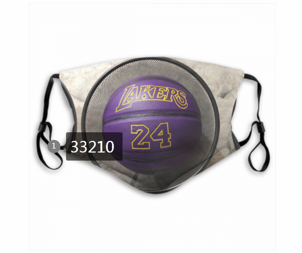 2021 NBA Los Angeles Lakers #24 kobe bryant 33210 Dust mask with filter